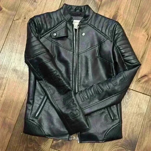 Calvin Klein Vegan Leather Jacket | XS - Picture 3 of 6